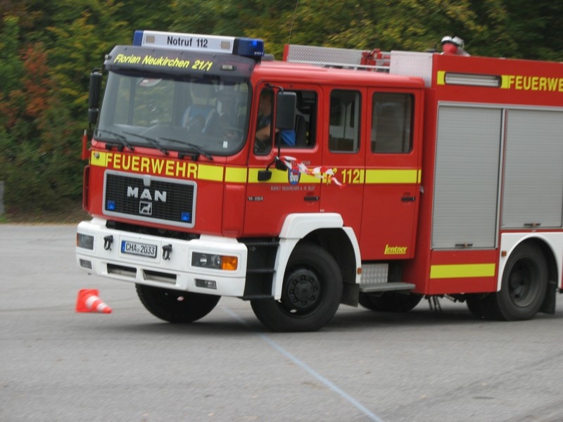 Fahrsicherheitstraining für Feuerwehrmaschinisten